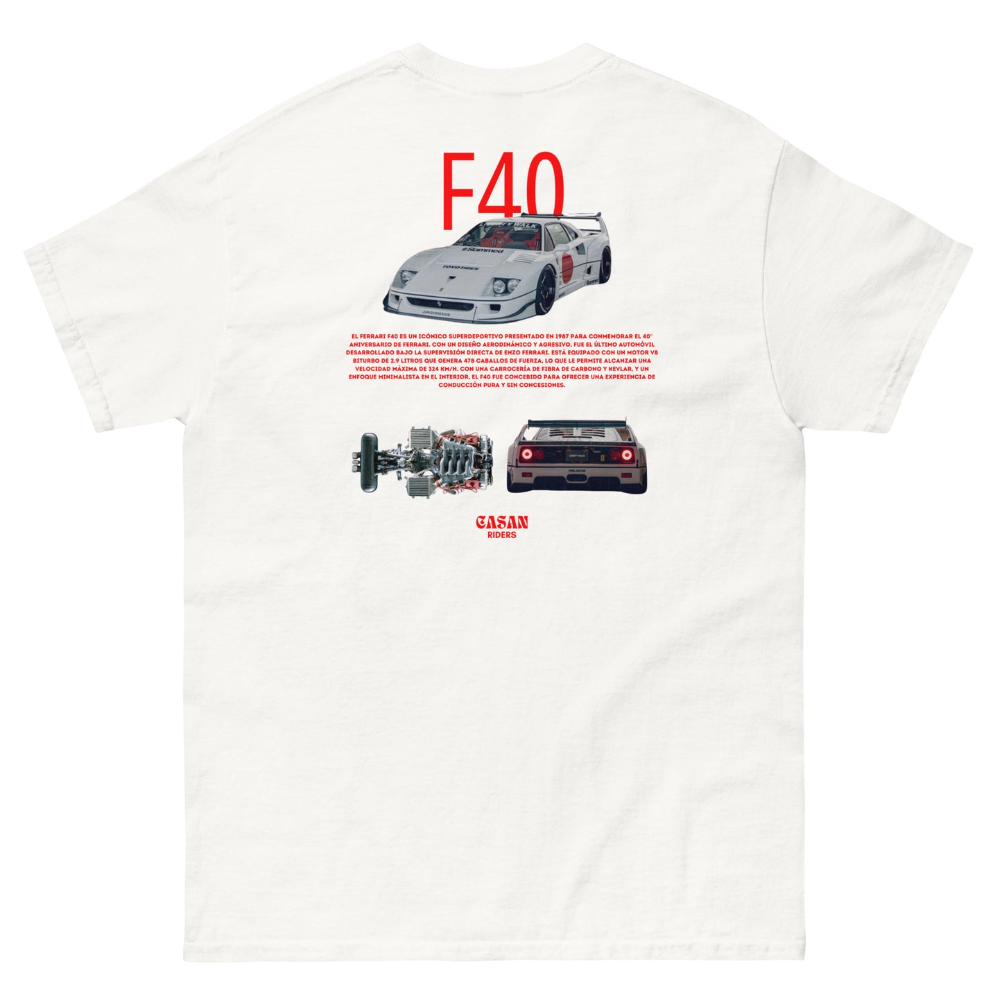 Camiseta F40 LIBERTY WALK